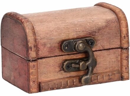 Sieraden doosje 8 cm - Opbergkisten Multikleur