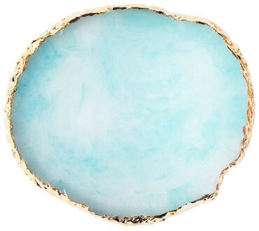 Sieraden Opbergvak Hars Opslag Geschilderd Palet Lade Display Ketting Ring Oorbel Lade Creatieve Decoratie Organizer