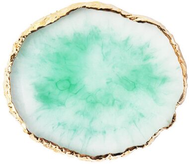 Sieraden Opbergvak Hars Opslag Geschilderd Palet Lade Display Ketting Ring Oorbel Lade Creatieve Decoratie Organizer