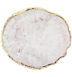 Sieraden Opbergvak Hars Opslag Geschilderd Palet Lade Display Ketting Ring Oorbel Lade Creatieve Decoratie Organizer