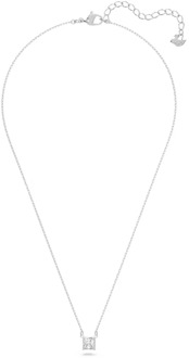 Sieraden Swarovski 5510696 - Attract Necklace Sq - Zilverkleur - Ketting