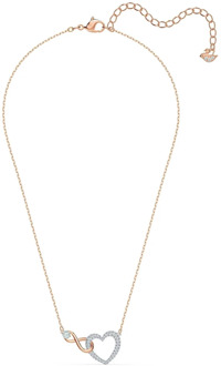 Sieraden Swarovski 5518868 - Swa Infinity Necklace Dbl H - Meerkleurig - Ketting