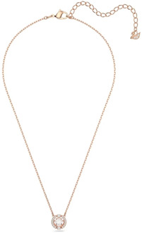 Sieraden Swarovski Sparkling Necklace 5272364 - Rosé