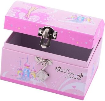Sieradenkistje - Prinsessen - roze - sieradendoos slot - juwelendoosje met fee
