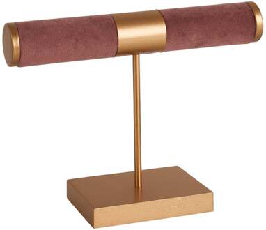 Sieradenrek - roze - 14.5x14.5x7 cm