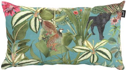 Sierkussen 50x30cm   Joy petrol