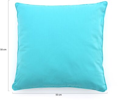 Sierkussen 50x50cm - Laagste prijsgarantie! Blauw