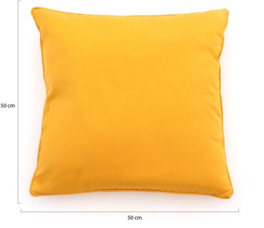 Sierkussen 50x50cm - Laagste prijsgarantie! Geel