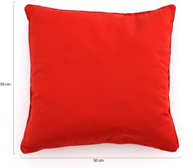 Sierkussen 50x50cm - Laagste prijsgarantie! Rood