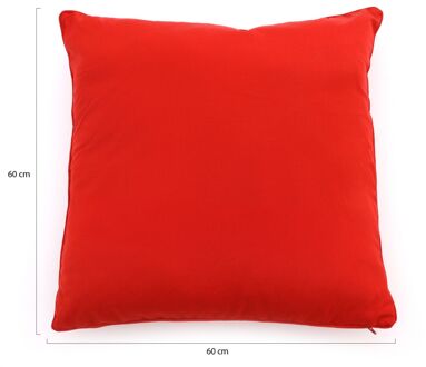 Sierkussen 60x60cm - Laagste prijsgarantie! Rood