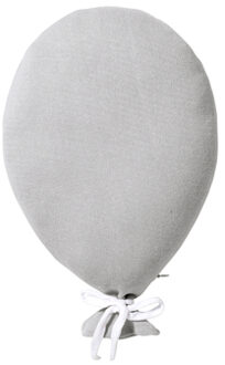 Sierkussen ballon grijs - 40x27 cm