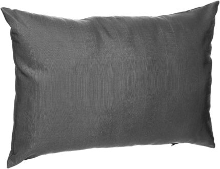 Sierkussen - binnen/ buiten bank - antraciet - 30 x 50 cm