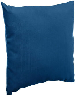 Sierkussen - binnen/ buiten bank - blauw - 40 x 10 cm