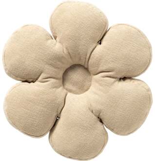 Sierkussen Bloom 43x43x8 cm Parchment