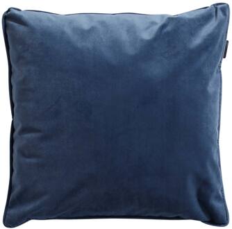 Sierkussen Outdoor Velvet Blue, Panama Safier - 45x45 - Blauw