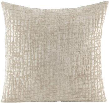 Sierkussenhoes Kiran - 45x45 Cm - Polyester - Taupe - 1x45x45 Cm