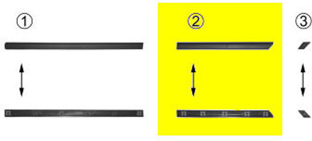 Sierlijst Links Onder Achterportier Zwart 53 Mm