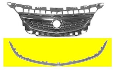 SIERLIJST ONDER SIERROOST Chrome 3749517