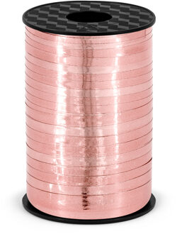 Sierlint kunststof - rose goud - 5 mm x 225 meter - cadeaulint - hobbylint