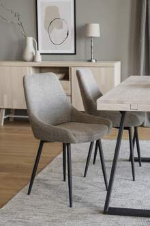 Sierra eetkamerstoel beige - set van 2