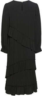 Sierra Frill-jurk in zwart - M