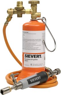 Sievert SIEV branderset, incl. handgreep, 1 branders, incl. gasfles