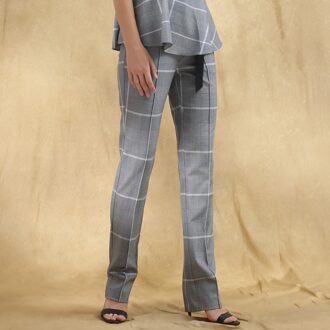 Sigarettentartan broek Grijs