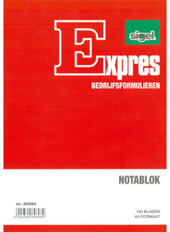 Sigel Notablok Sigel Expres - A5 hoog blok a 100 blad