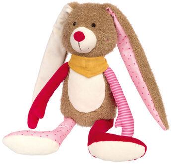 Sigikid ® Zachte knuffel Patchwork Sweety Bunny, roze Kleurrijk