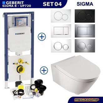 Sigma 8 (UP720) Toiletset set42 Boss & Wessing Metro 56cm Met Sigma Drukplaat