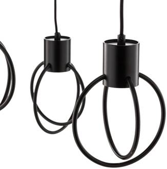 Sigma Aura 5 hanglamp, 5-lamps, zwart