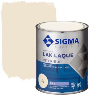 Sigma Binnenlak Ral9001 Mat 750ml