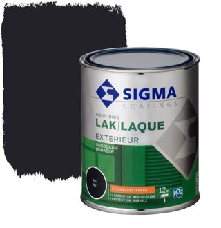 Sigma Coatings Houtlak Exterieur - Zijdeglans - Staalblauw Ral 5011 - 750ml