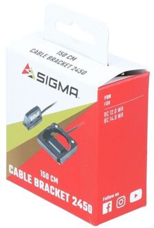 Sigma Computerhouder met kabel 150 cm 2450 original serie 00533 Zwart