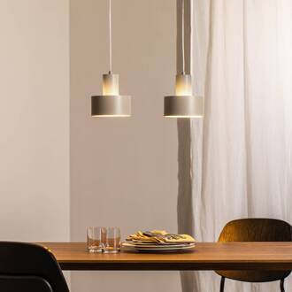Sigma Hanglamp Rif 2, taupe 2-lamps, lineair, staal