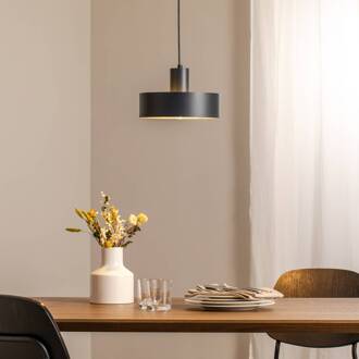 Sigma Hanglamp Rif M, antraciet, 1-lamp, Ø 25 cm, staal