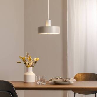 Sigma Hanglamp Rif M, taupe, 1-lamp, Ø 25 cm, staal
