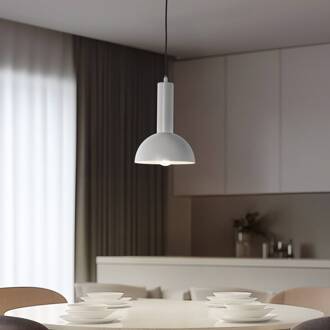 Sigma Hanglamp Vitrum cupola S, taupe, halfronde, Ø 19 cm