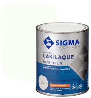 Sigma Interieurlak Satin - RAL 9010 Zuiver Wit - 0,75 liter