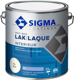 Sigma Lak Interieur Mat Ral 9010 2,5l