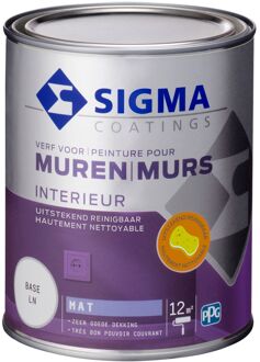 Sigma Muurverf - Mat - Basis Ln - 1l