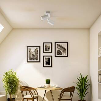 Sigma Plafondspot Zoom, 2-lamps, wit