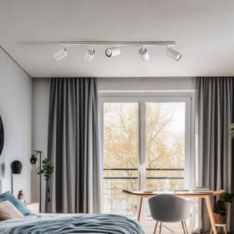 Sigma Plafondspot Zoom, 5-lamps, wit