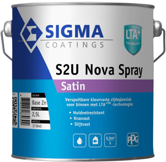 Sigma s2u nova spray satin kleur 5 ltr
