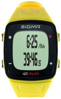 Sigma Sporthorloge GPS iD.RUN geel 24810