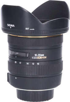 Sigma Tweedehands Sigma 10-20mm f/3.5 EX DC HSM Nikon CM2273 Zwart