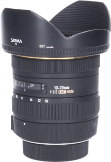 Sigma Tweedehands Sigma 10-20mm f/3.5 EX DC HSM Nikon CM3754 Zwart