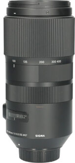 Sigma Tweedehands Sigma 100-400mm f/5-6.3 DG OS HSM Contemporary Nikon CM5210 Zwart
