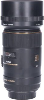 Sigma Tweedehands Sigma 105mm f/2.8 EX DG OS HSM Macro Canon CM1381 Zwart