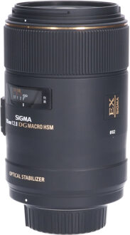Sigma Tweedehands Sigma 105mm f/2.8 EX DG OS HSM Macro Nikon CM3071 Zwart